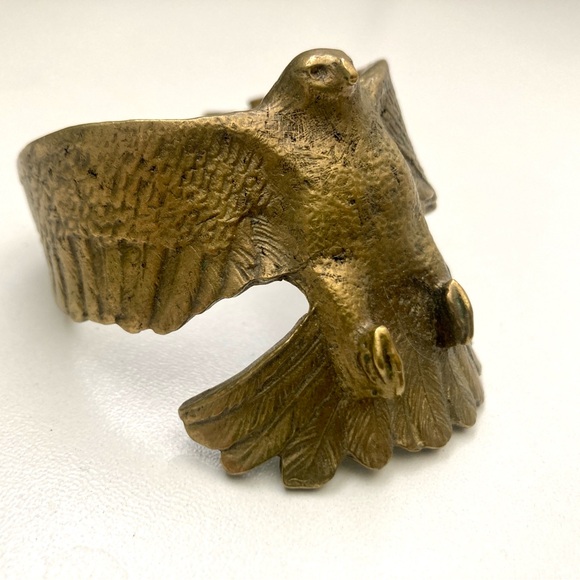 Gold Falcon Cuff Bracelet - Picture 7 of 10